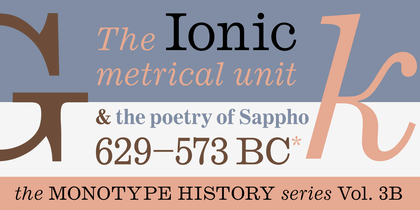 Monotype Ionic®