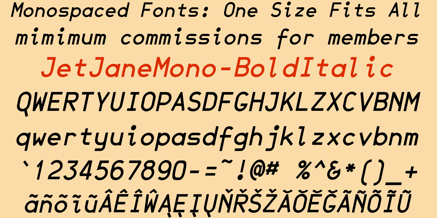 JetJaneMono™