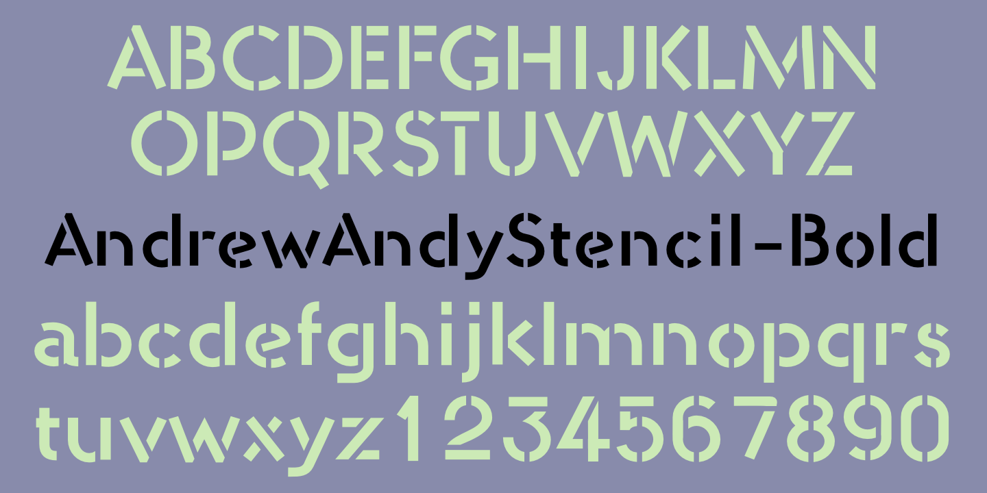 AndrewAndyStencil™