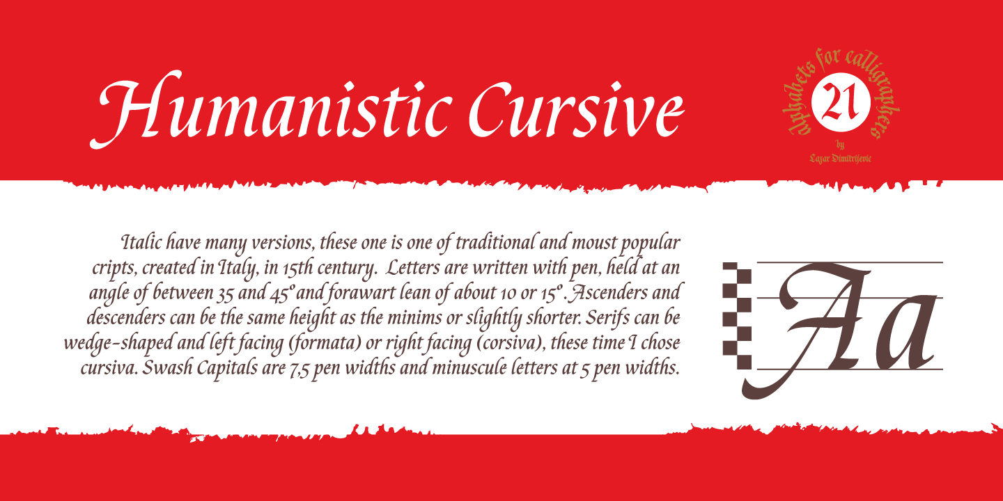 Cal Humanistic Cursive