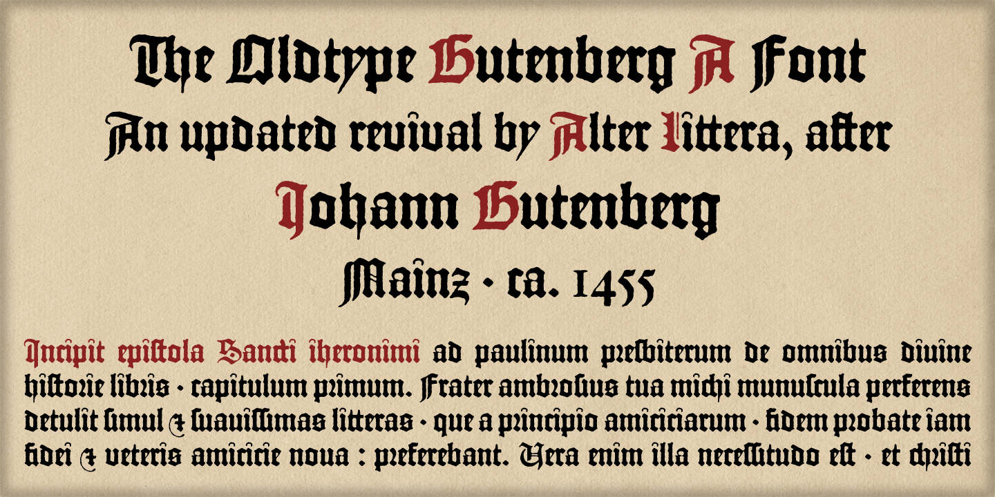 Gutenberg A