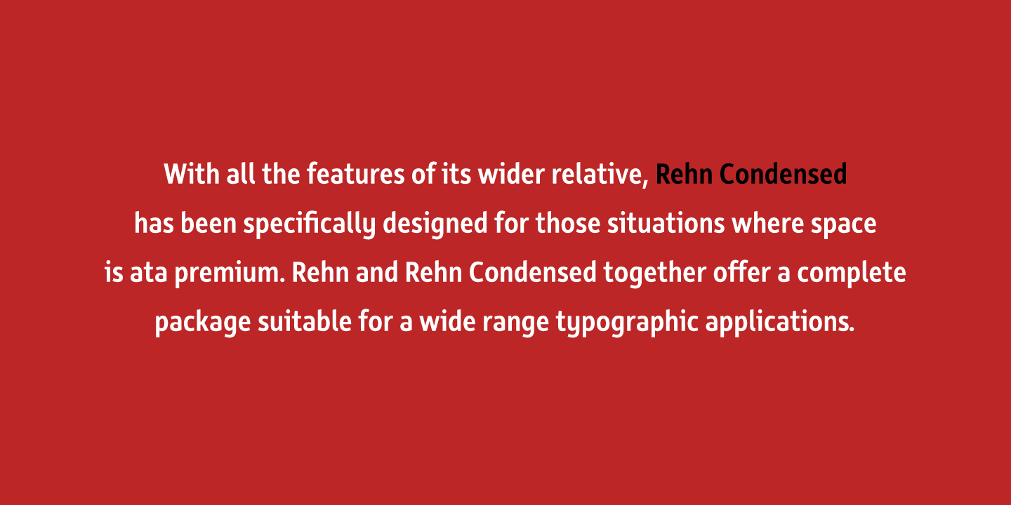 Rehn Condensed