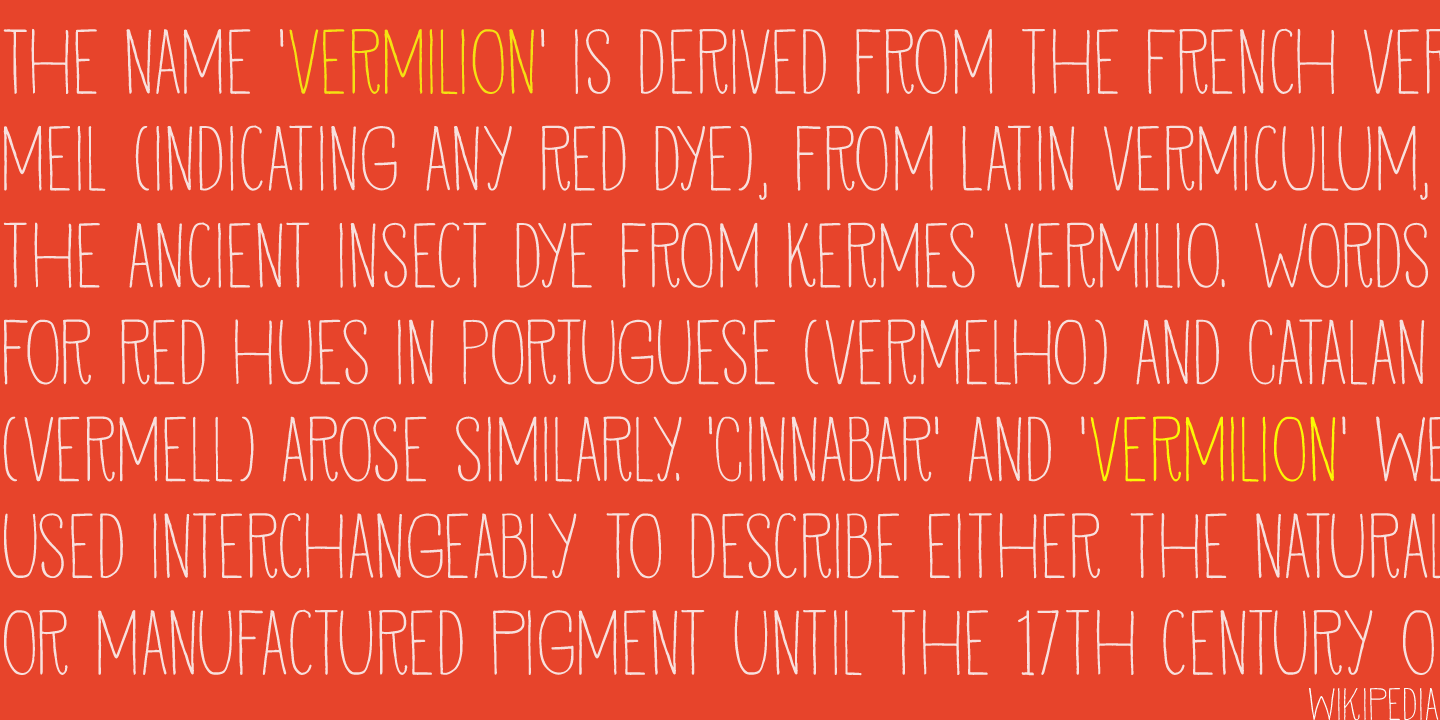 Vermilion