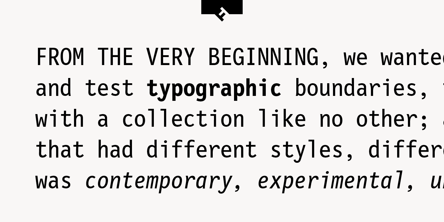 FF Letter Gothic™ Mono