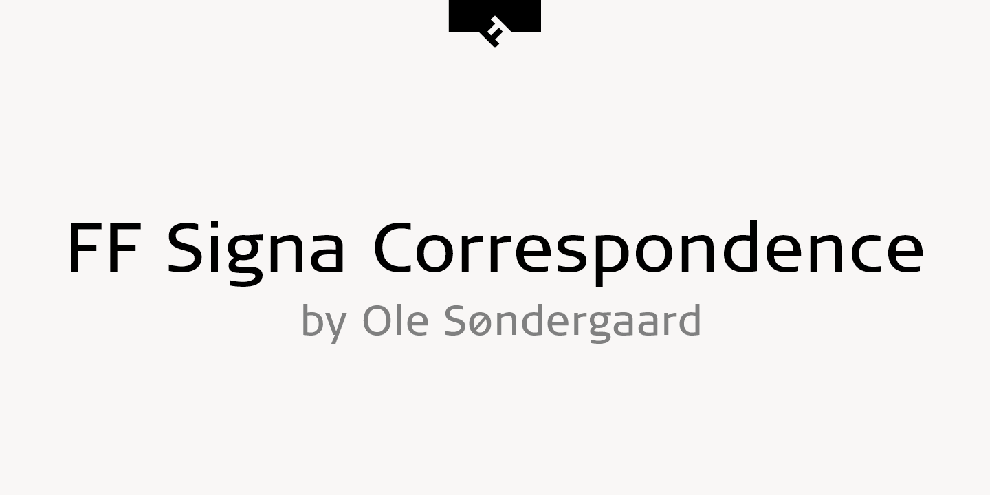 FF Signa Correspondence Pro™