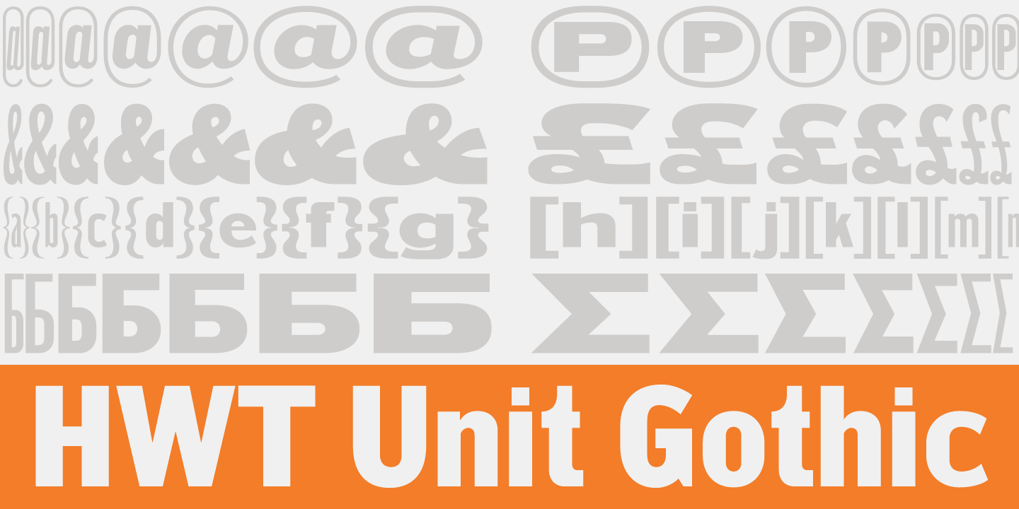 HWT Unit Gothic™