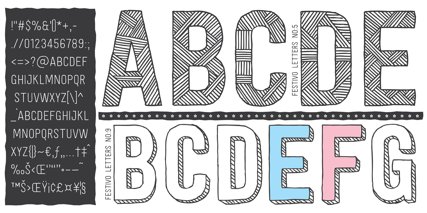 Festivo Letters