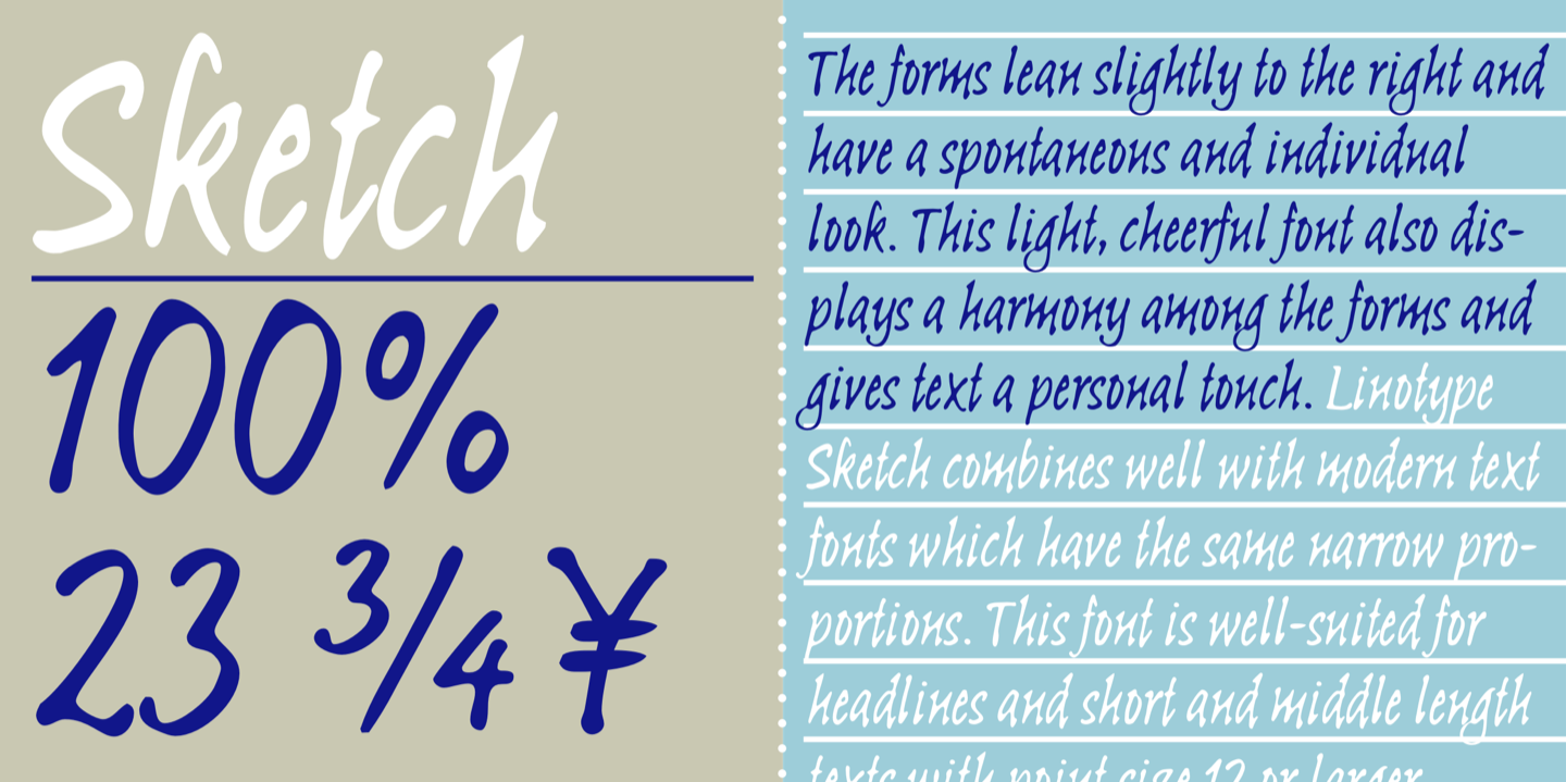 Linotype Sketch™
