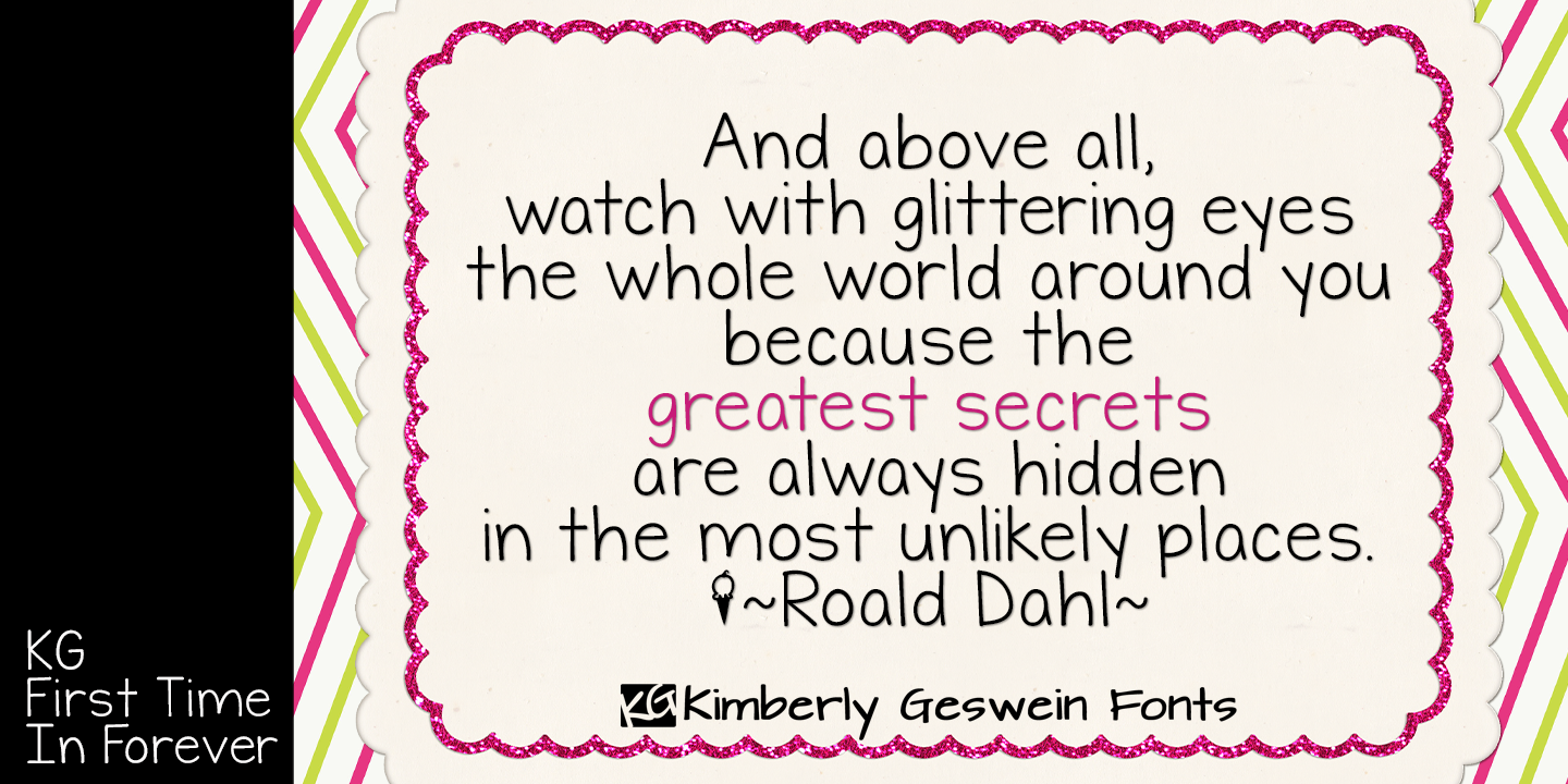 KG First Time In Forever