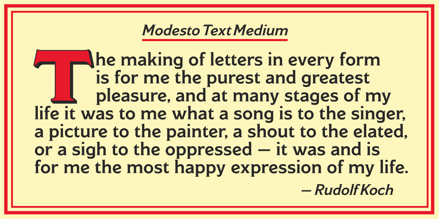 Modesto Text