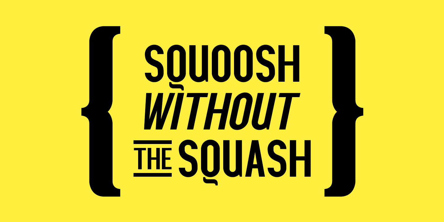 Squoosh Gothic