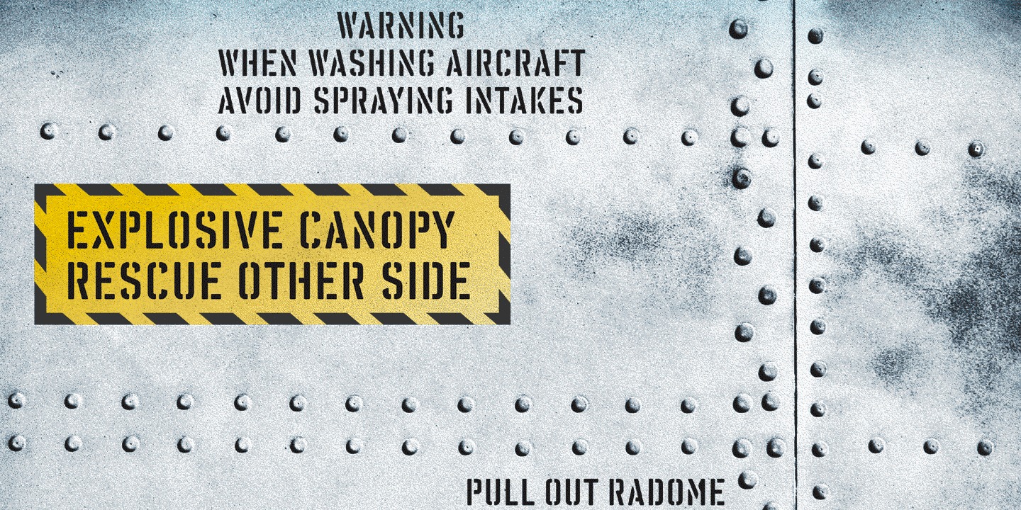 Vtg Stencil UK No 76™