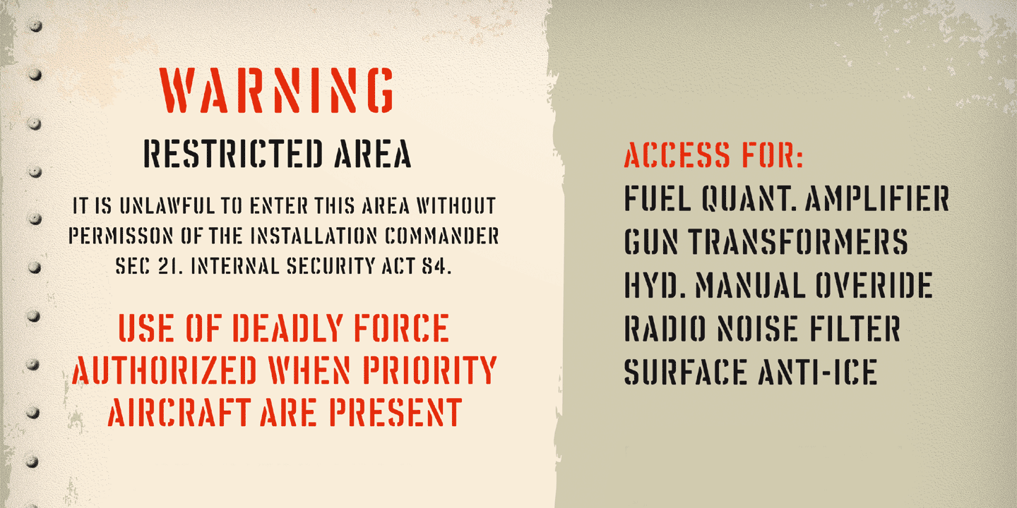 Vtg Stencil UK No 76™