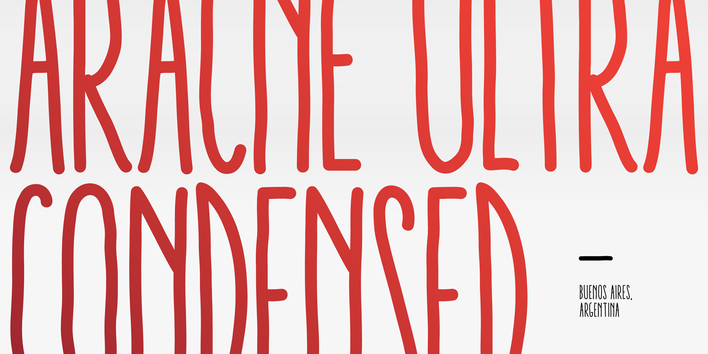 Aracne Ultra Condensed