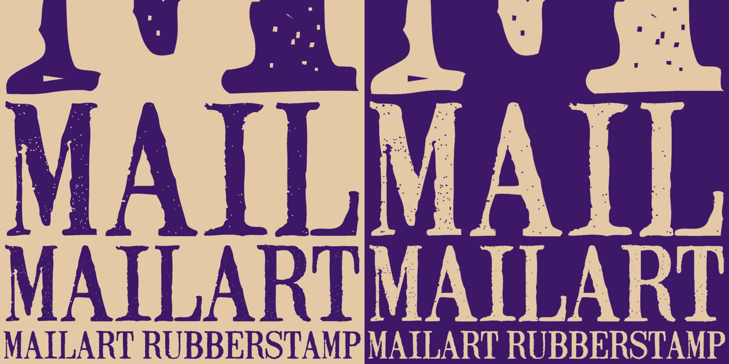 Mailart Rubberstamp