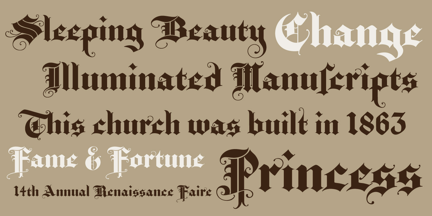Baroque Text JF Font font & Desktop MyFonts