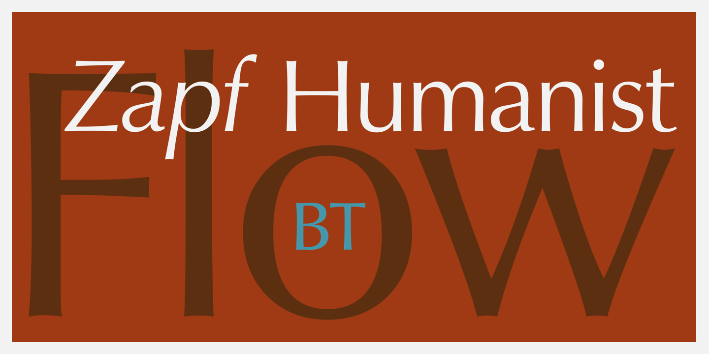 Zapf Humanist 601 BT