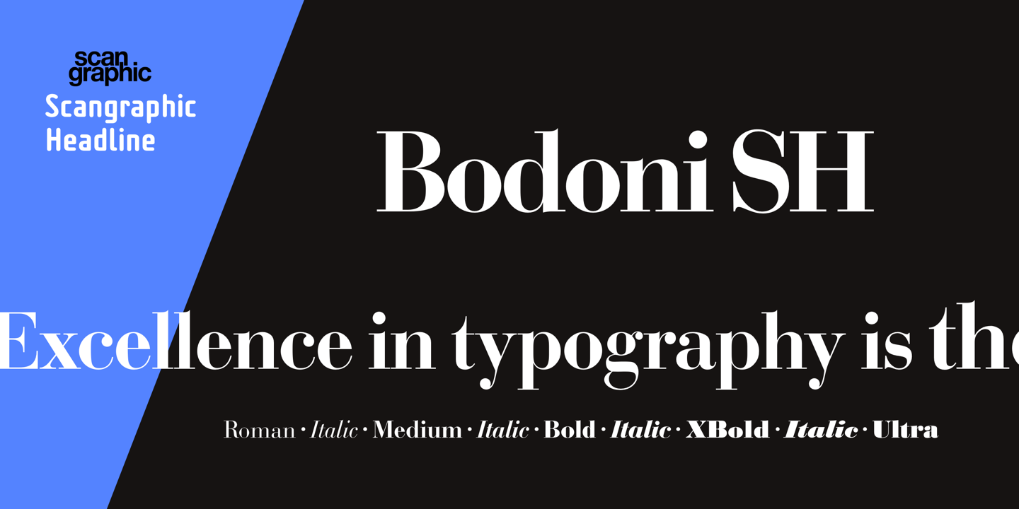 Bodoni SH™