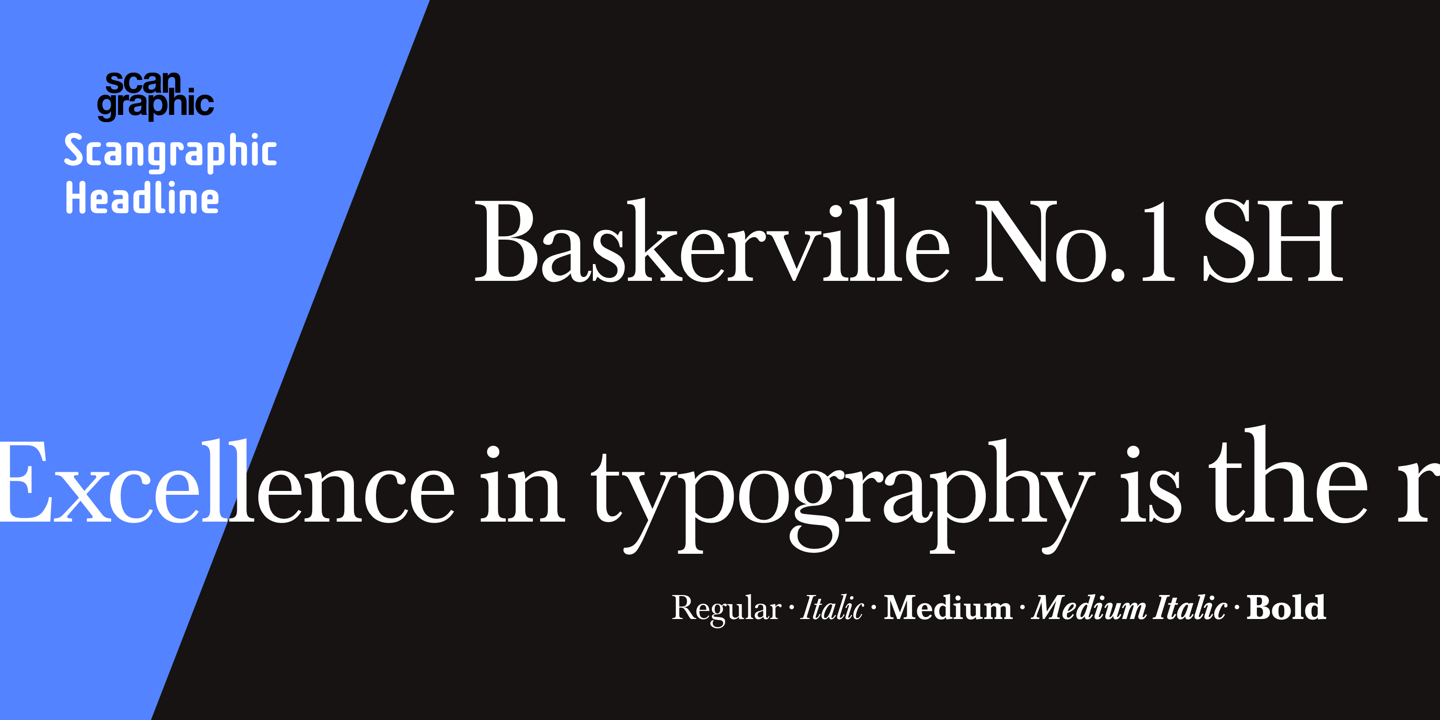 Baskerville No. 1 SH™