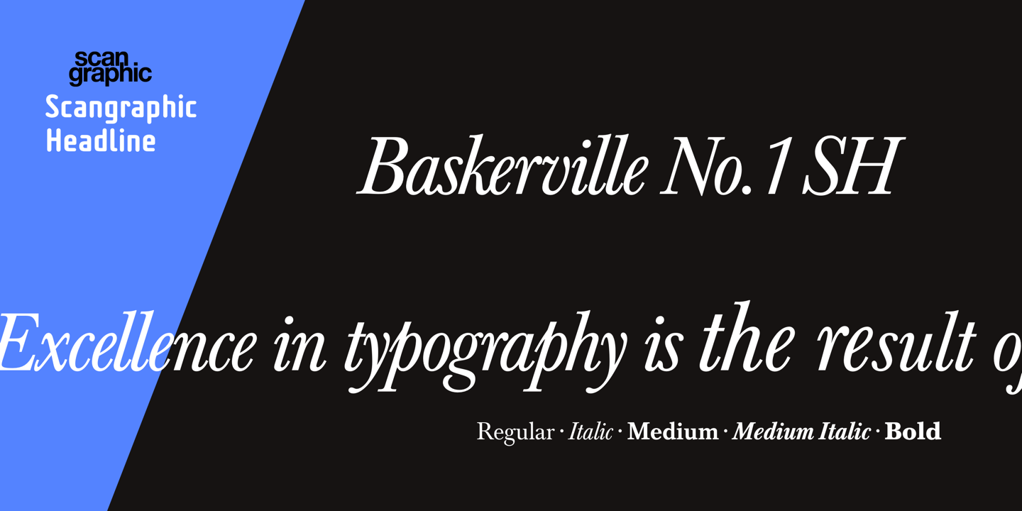 Baskerville No. 1 SH™