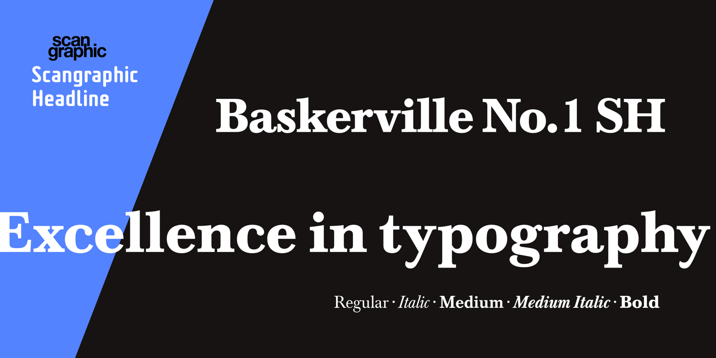 Baskerville No. 1 SH™