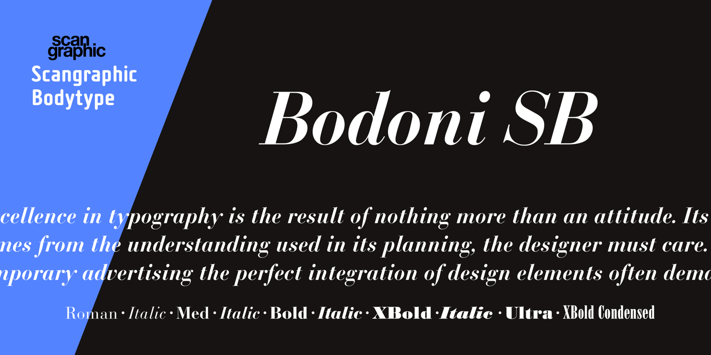 Bodoni SB™