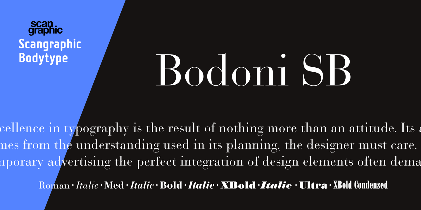 Bodoni SB™