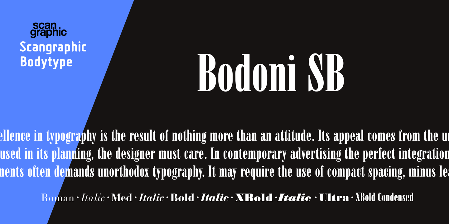 Bodoni SB™