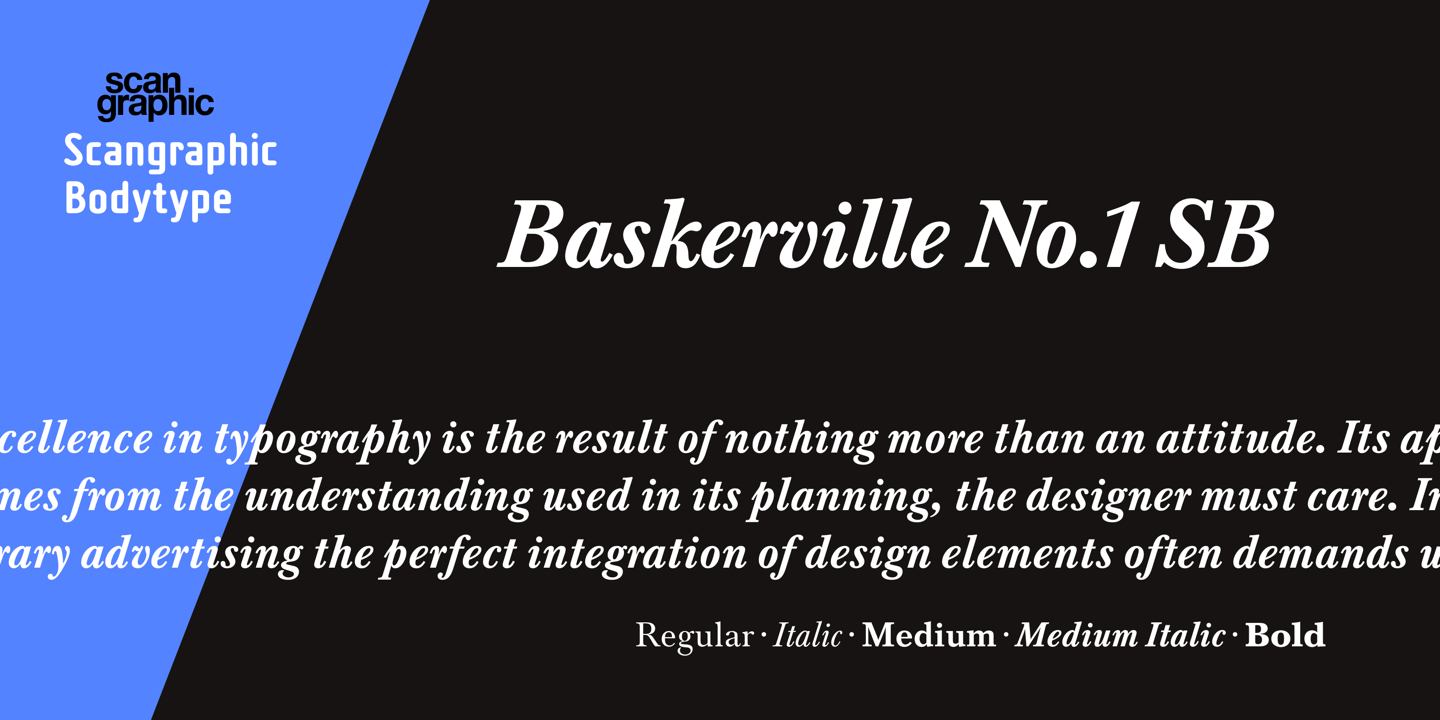 Baskerville No. 1 SB™
