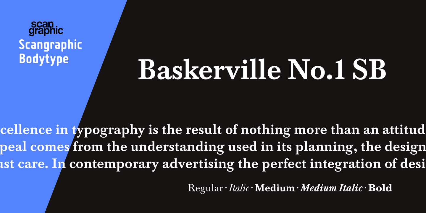 Baskerville No. 1 SB™
