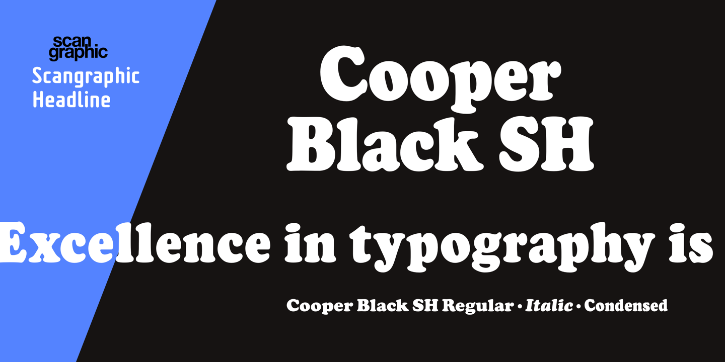 Cooper Black SH™