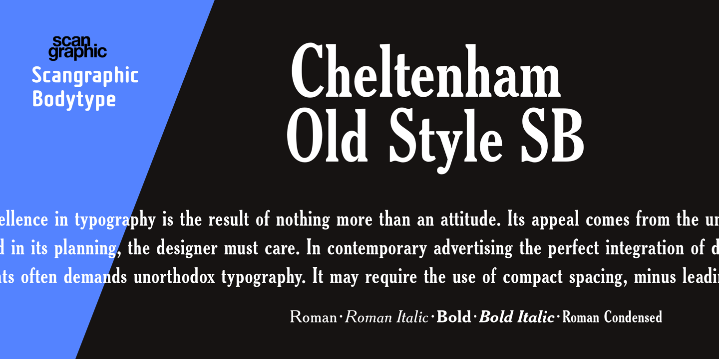 Cheltenham Old Style SB™