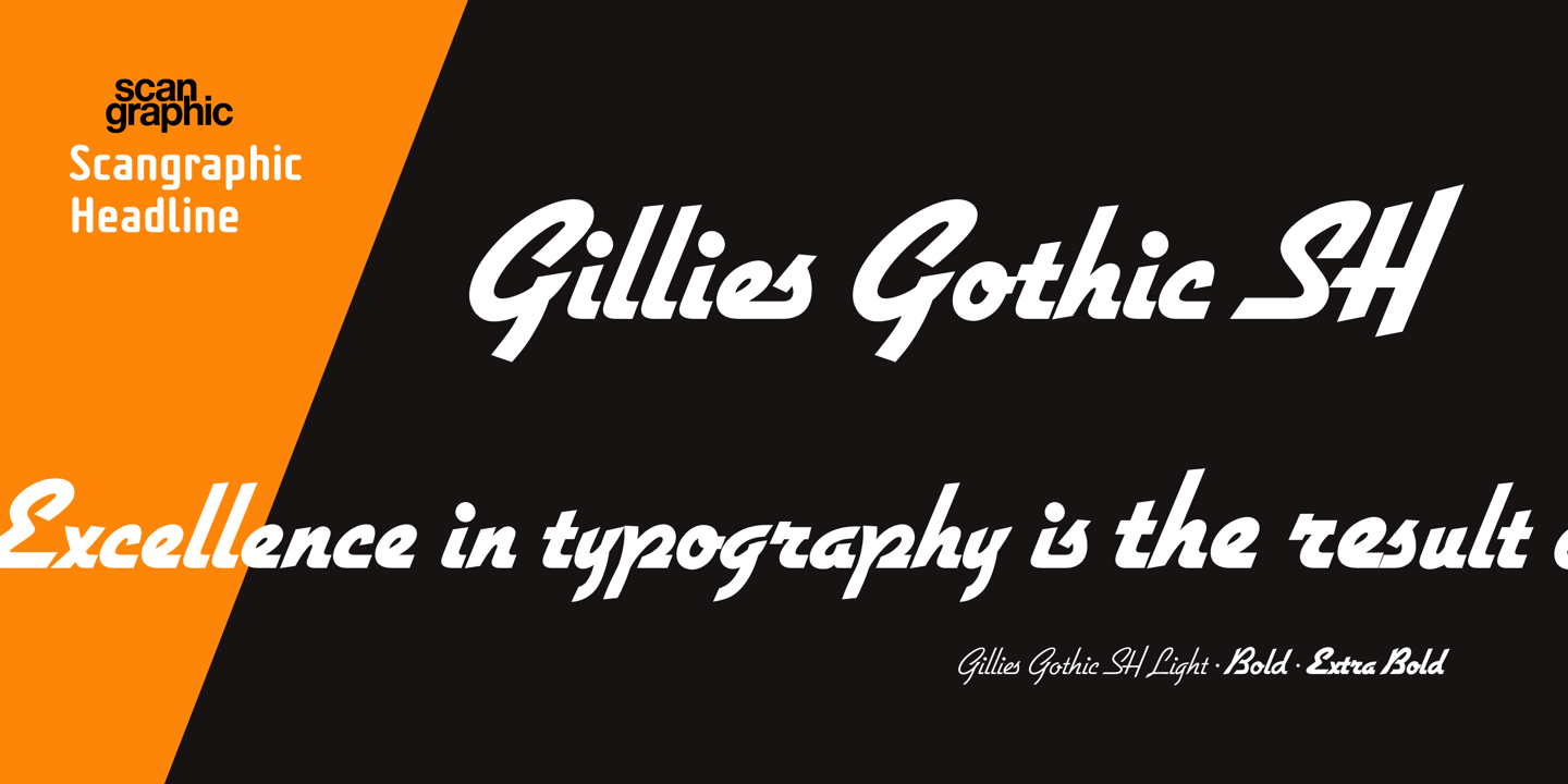 Gillies Gothic™ SH