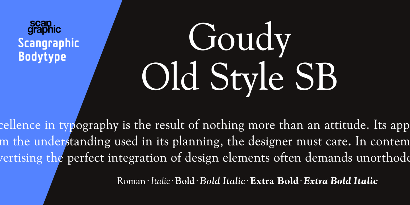Goudy Old Style SB™