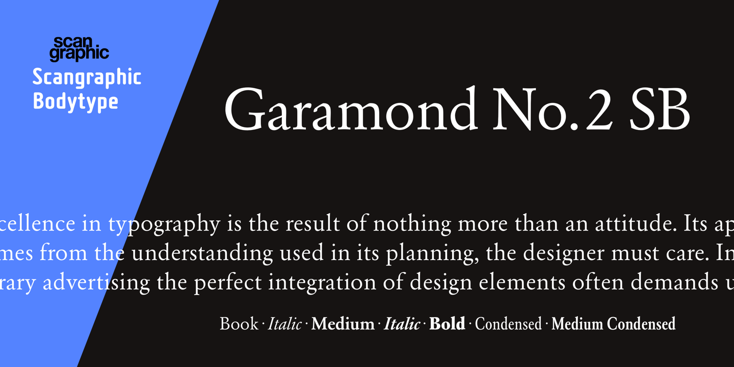 Garamond No. 2 SB™