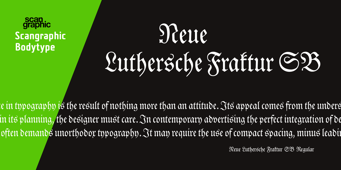 Neue Luthersche Fraktur SB™