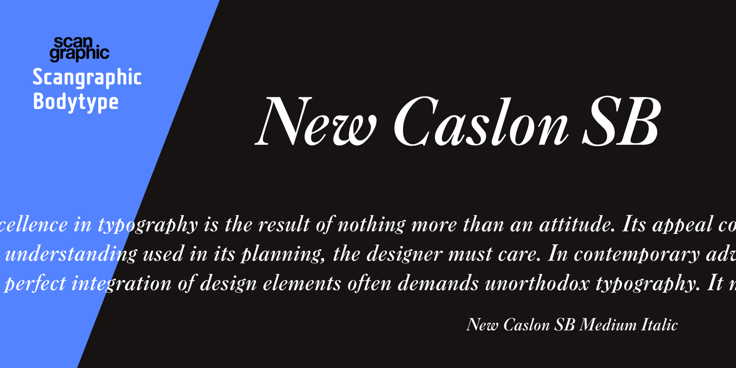 New Caslon SB™