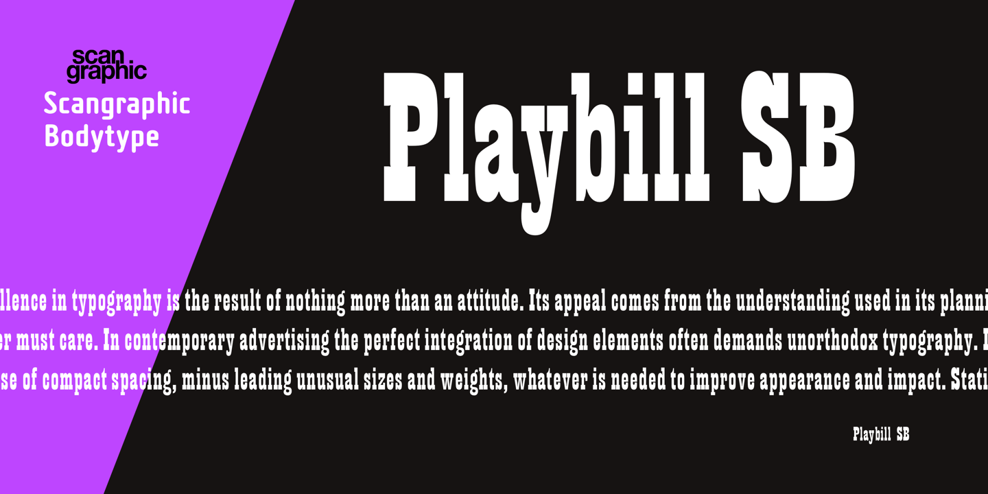 Playbill SB™