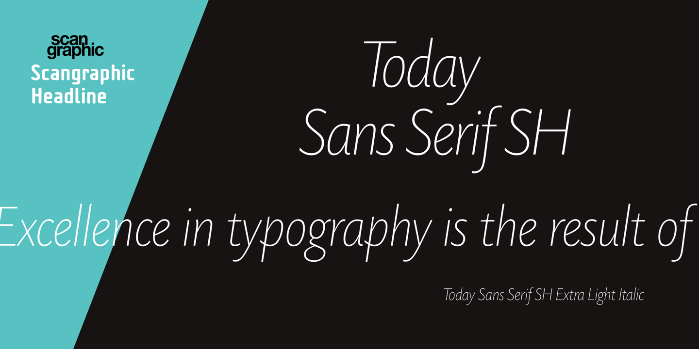 Today Sans Serif SH