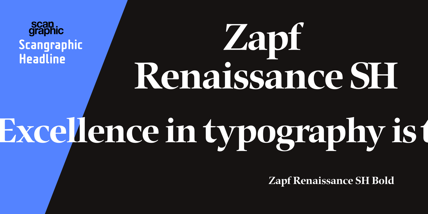 Zapf Renaissance Antiqua SH