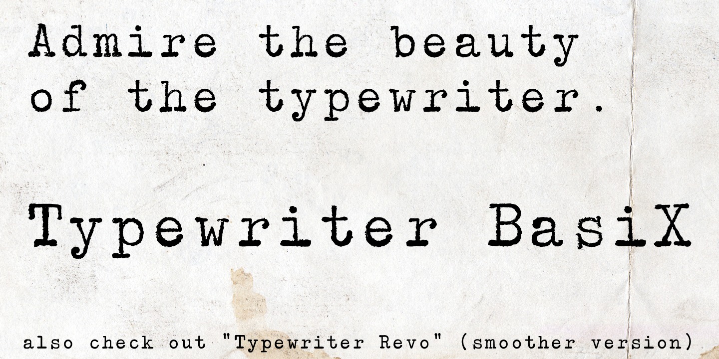 Typewriter BasiX