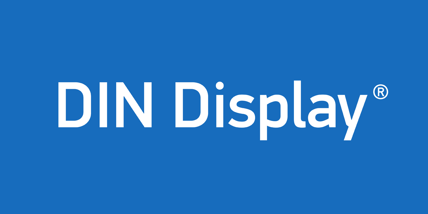 PF DIN Display Pro®