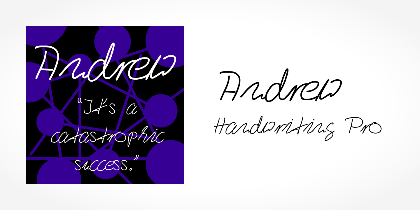 Andrew Handwriting Pro™