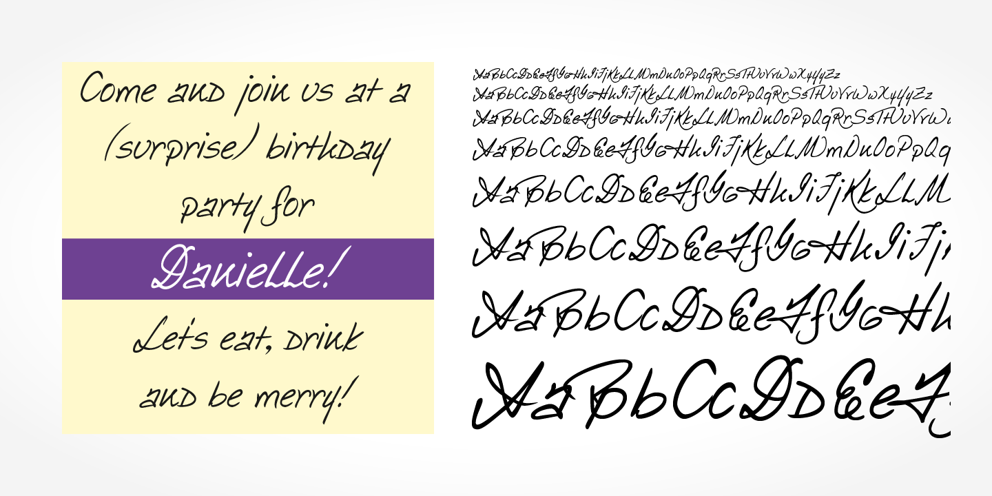 Danielle Handwriting