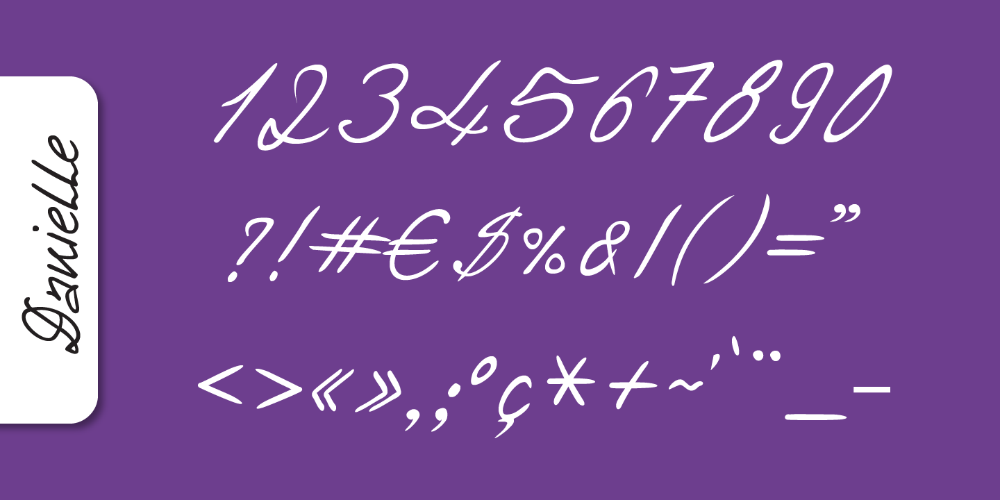 Danielle Handwriting