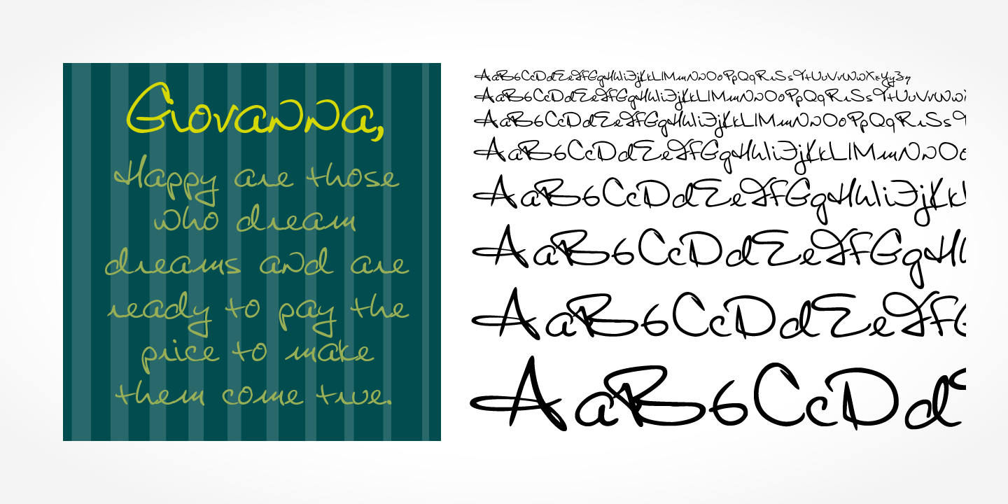 Giovanna Handwriting™