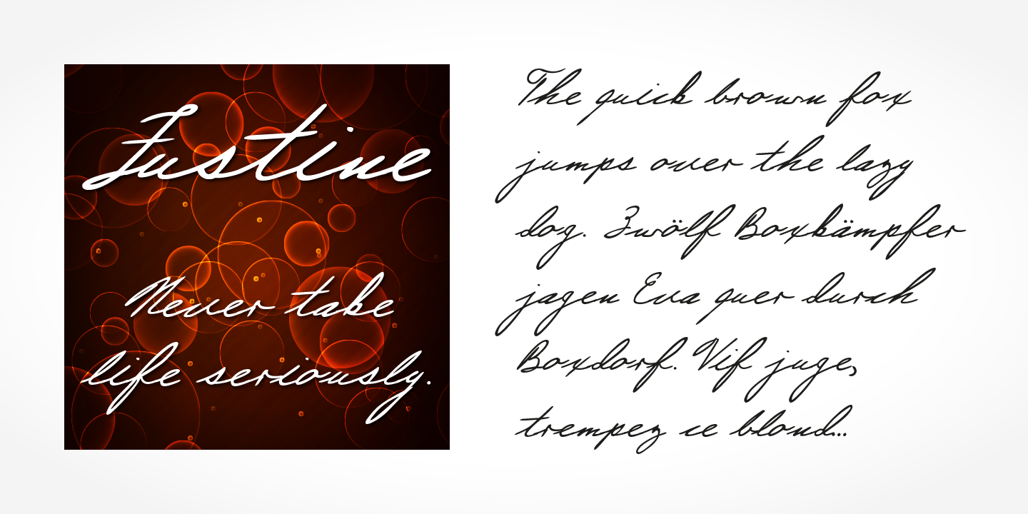 Justine Handwriting™