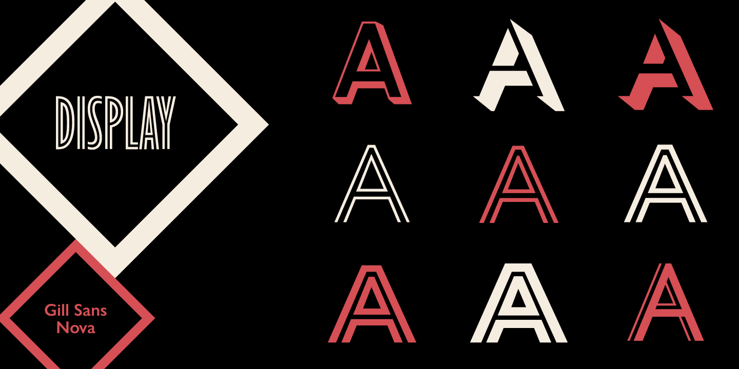Gill Sans® Nova