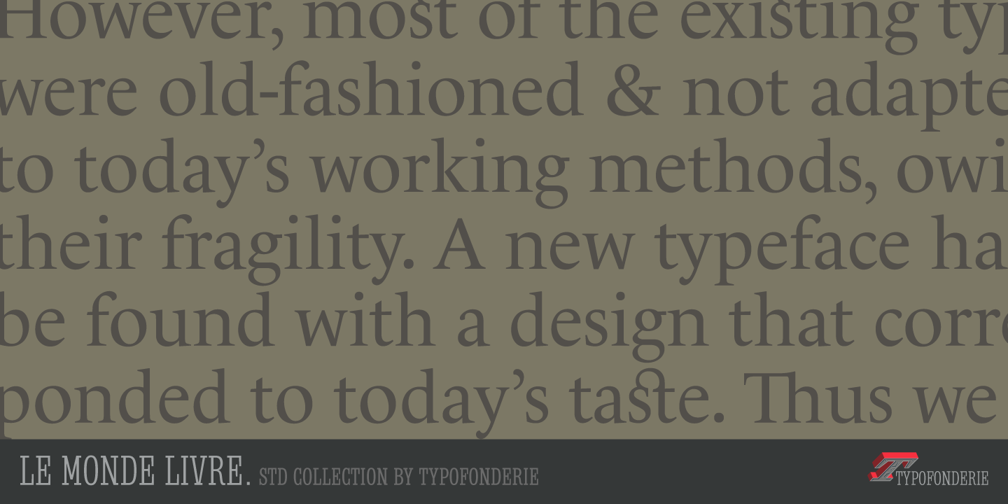 Le Monde® Livre Std