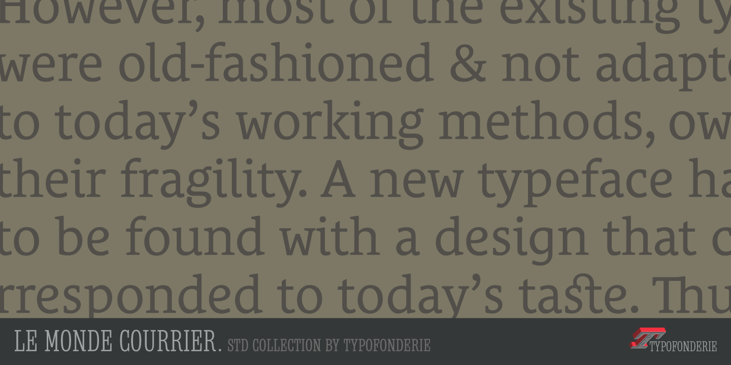 Le Monde® Courrier Std